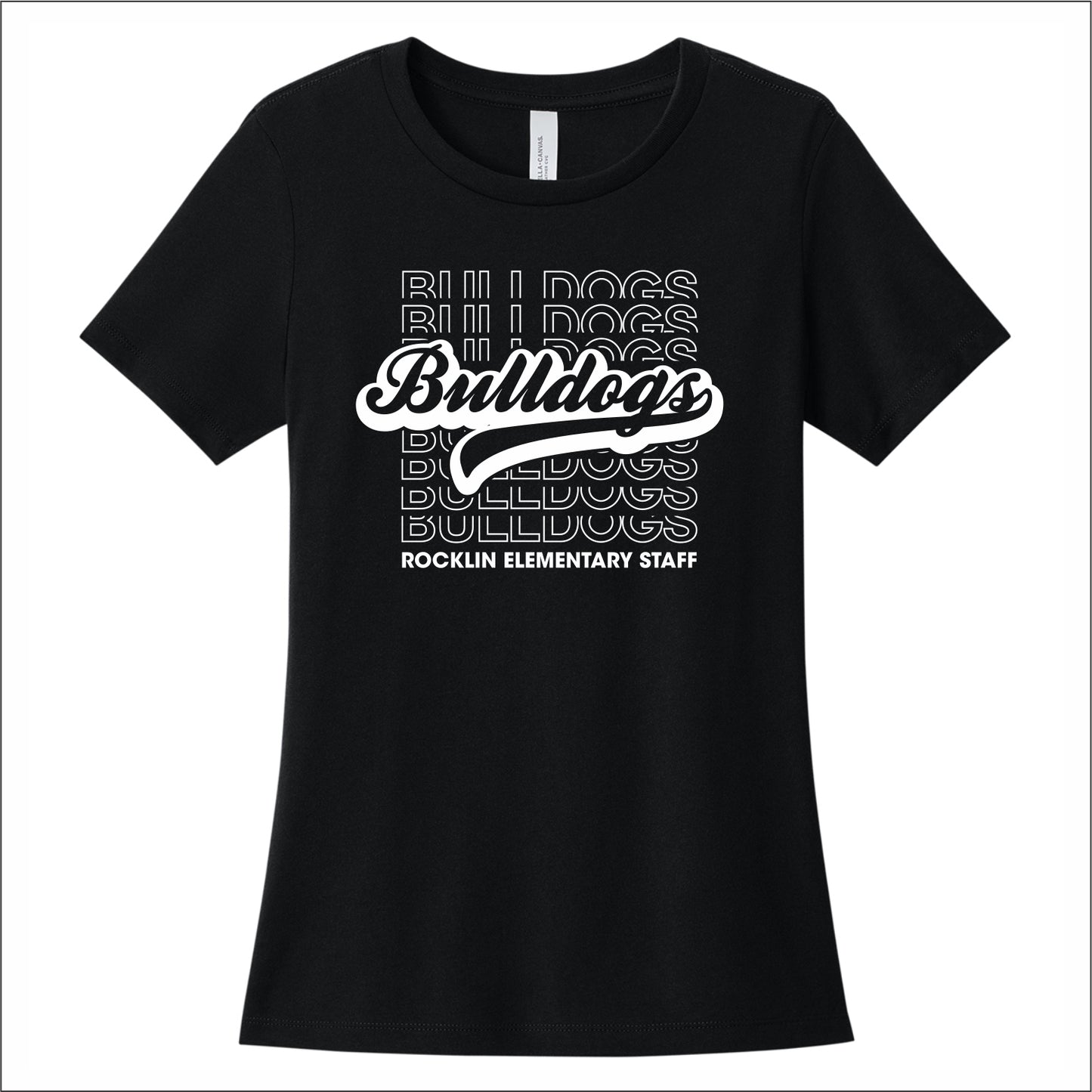 Rocklin Staff Ladies Relaxed Heather V-Neck Tee