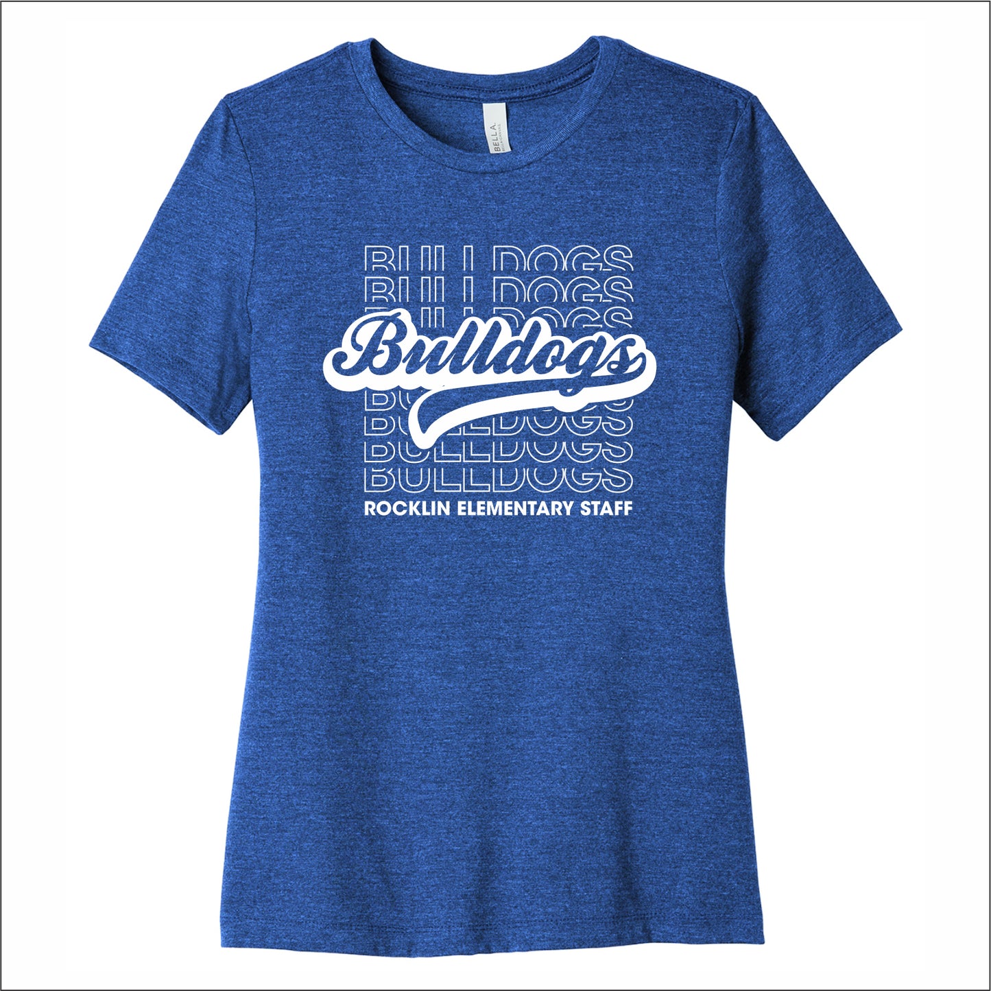 Rocklin Staff Ladies Relaxed Heather V-Neck Tee