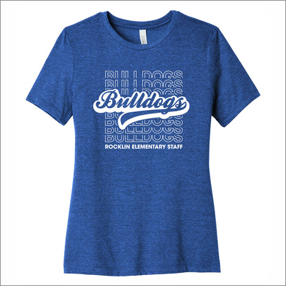Rocklin Staff Ladies Relaxed Heather V-Neck Tee