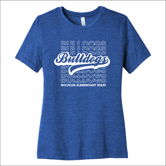 Rocklin Staff Ladies Relaxed Heather V-Neck Tee