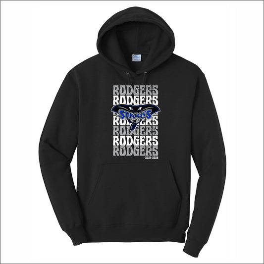 Rodgers Middle Hooded Sweatshirt - Des. A