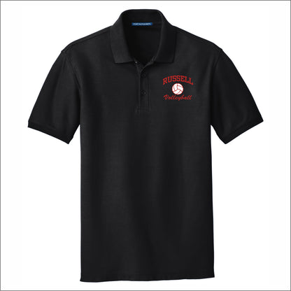 Russell MS Vball Classic Pique Short Sleeve Polo Shirt