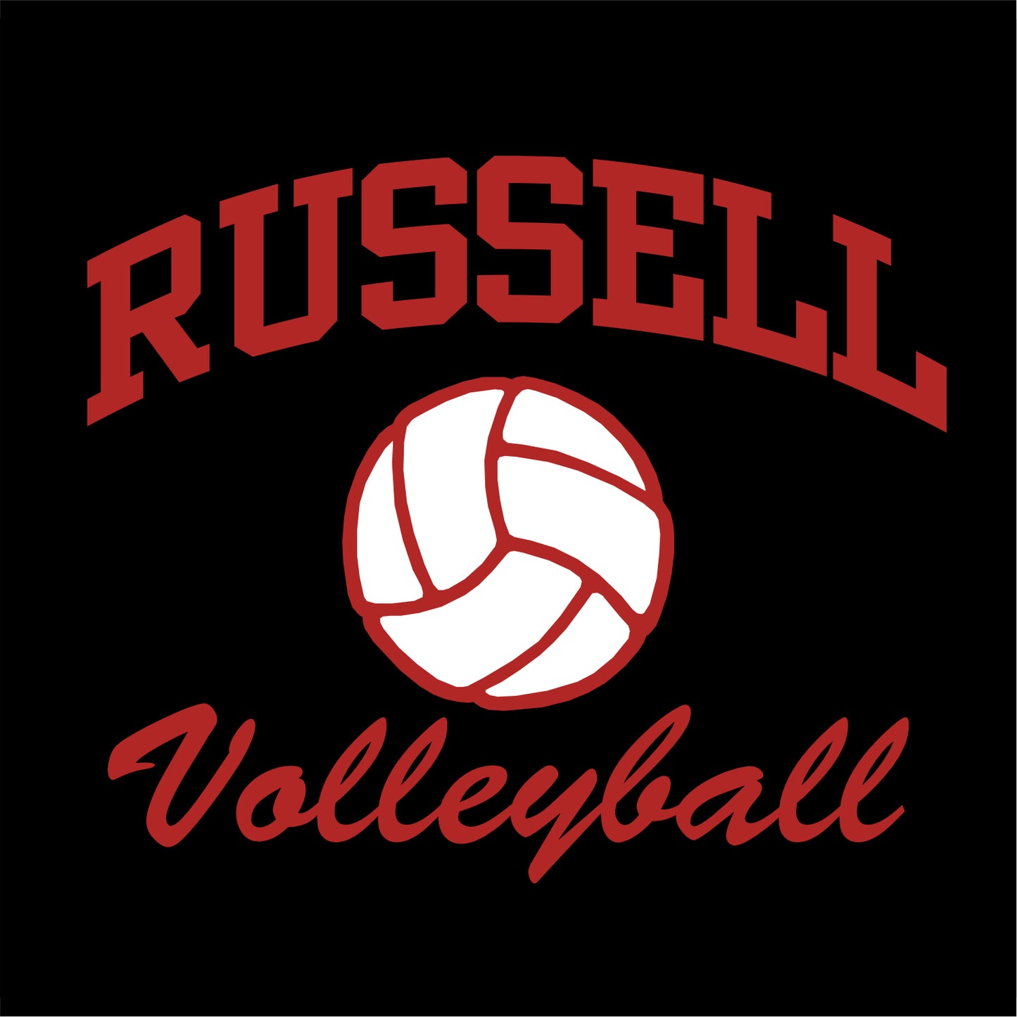 Russell MS Vball Classic Pique Short Sleeve Polo Shirt