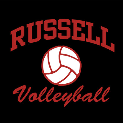 Russell MS Vball Classic Pique Short Sleeve Polo Shirt