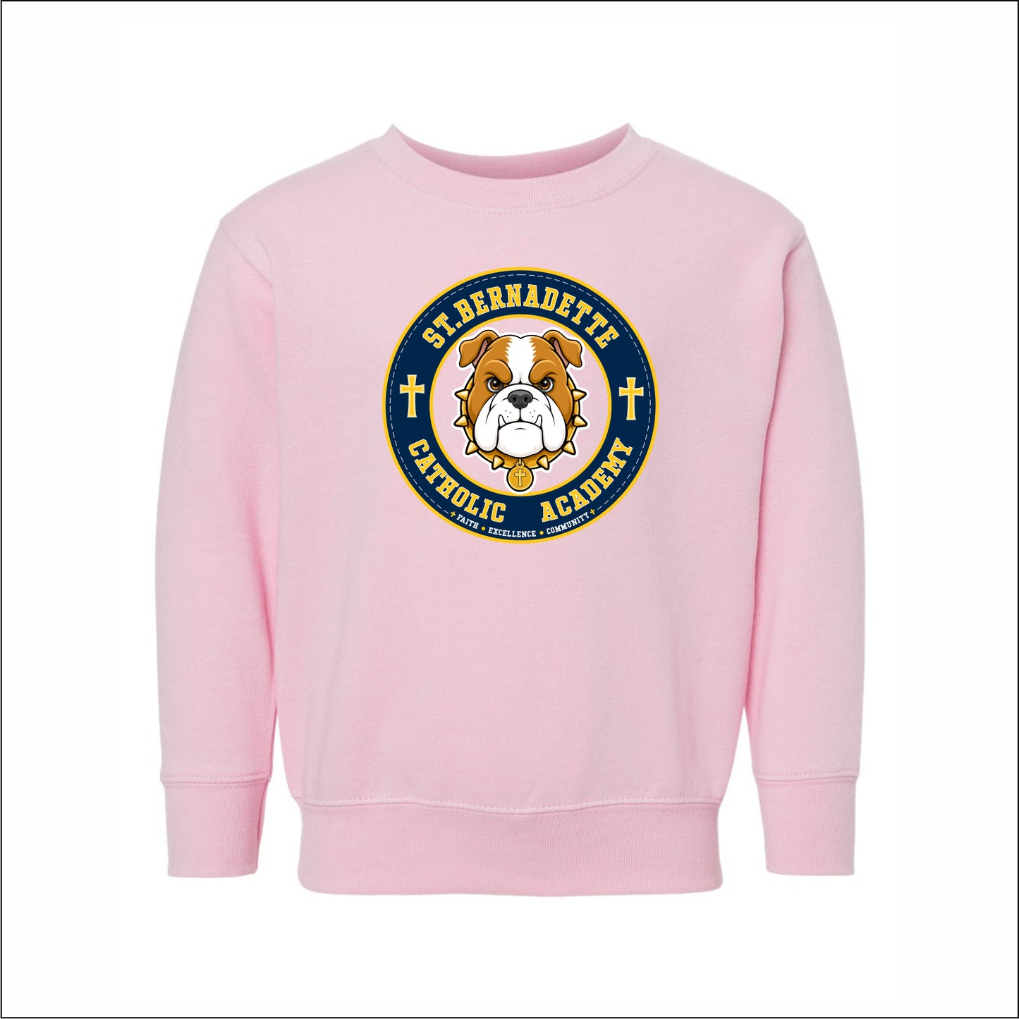 St. Bernadette Toddler Crewneck Sweatshirt