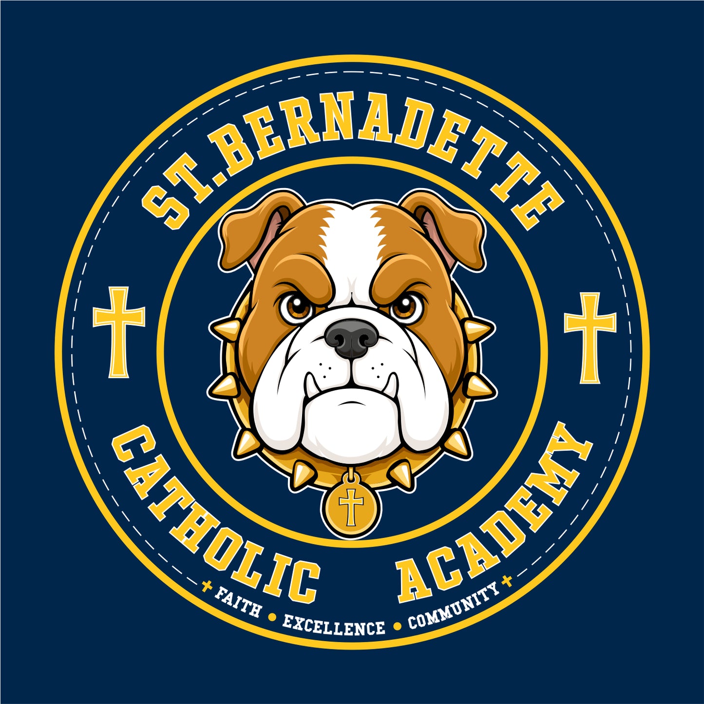 St. Bernadette Hooded Sweatshirt - Des. A