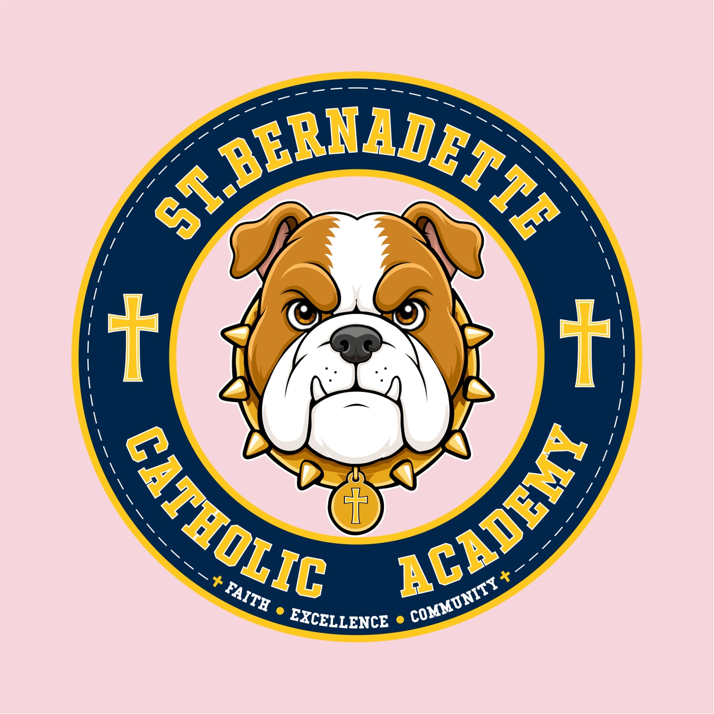 St. Bernadette Toddler Soft Jersey Tee