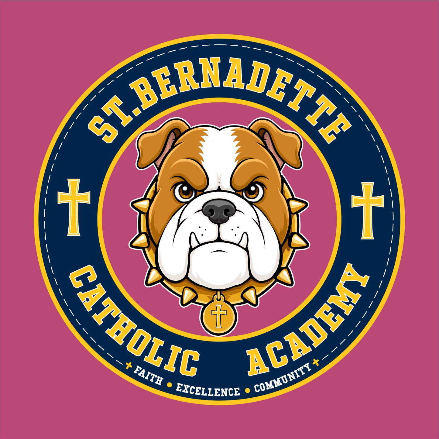 St. Bernadette Hooded Sweatshirt - Des. A