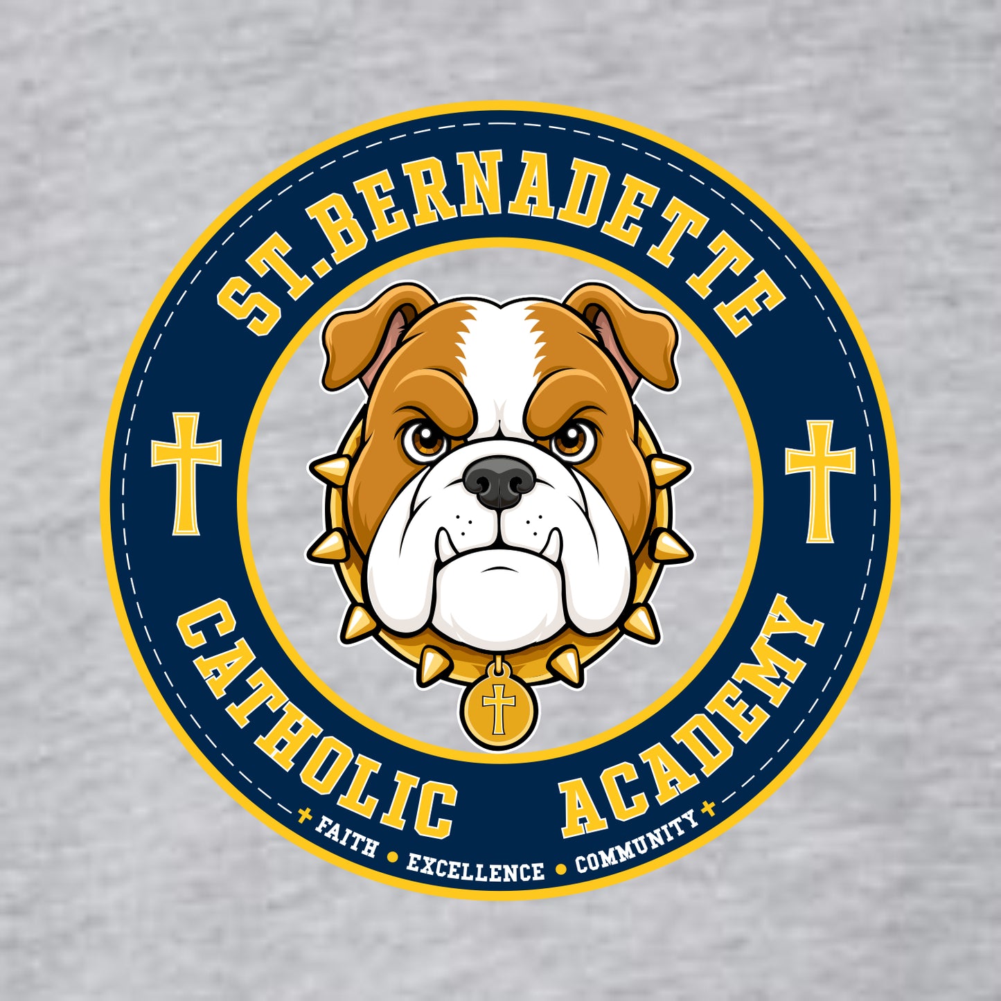 St. Bernadette Toddler Baseball Tee