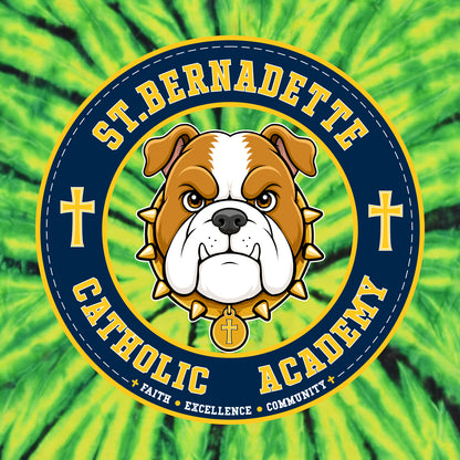 St. Bernadette Tie-Dye T-shirt