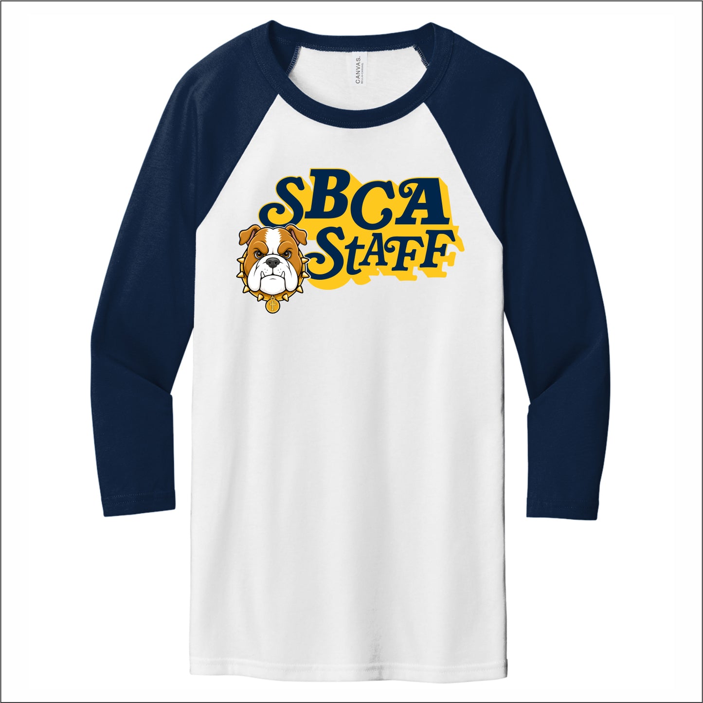 SBCA Staff Soft Jersey 3/4 Sleeve Baseball T