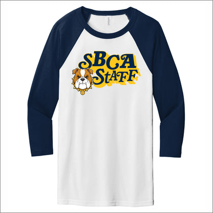 SBCA Staff Soft Jersey 3/4 Sleeve Baseball T
