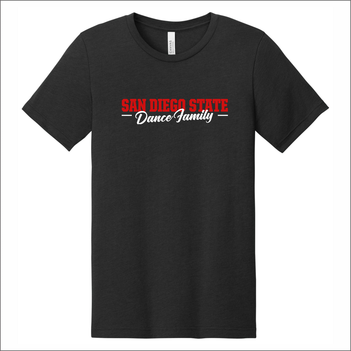 SDSU Dance Team Heathered Soft Jersey T-shirt - Des. D