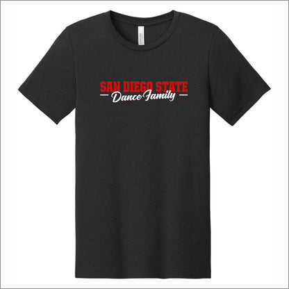 SDSU Dance Team Heathered Soft Jersey T-shirt - Des. D
