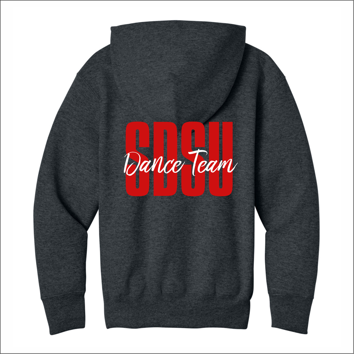 SDSU Dance Team Kids Full-Zip Hooded Sweatshirt