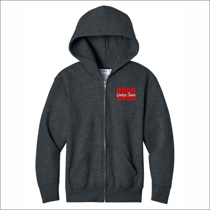 SDSU Dance Team Kids Full-Zip Hooded Sweatshirt