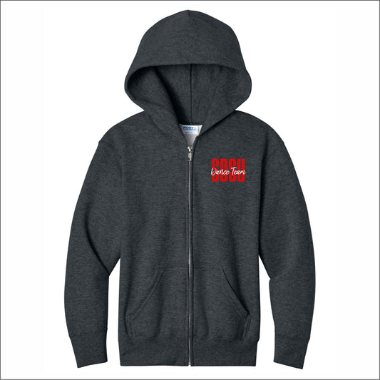SDSU Dance Team Kids Full-Zip Hooded Sweatshirt