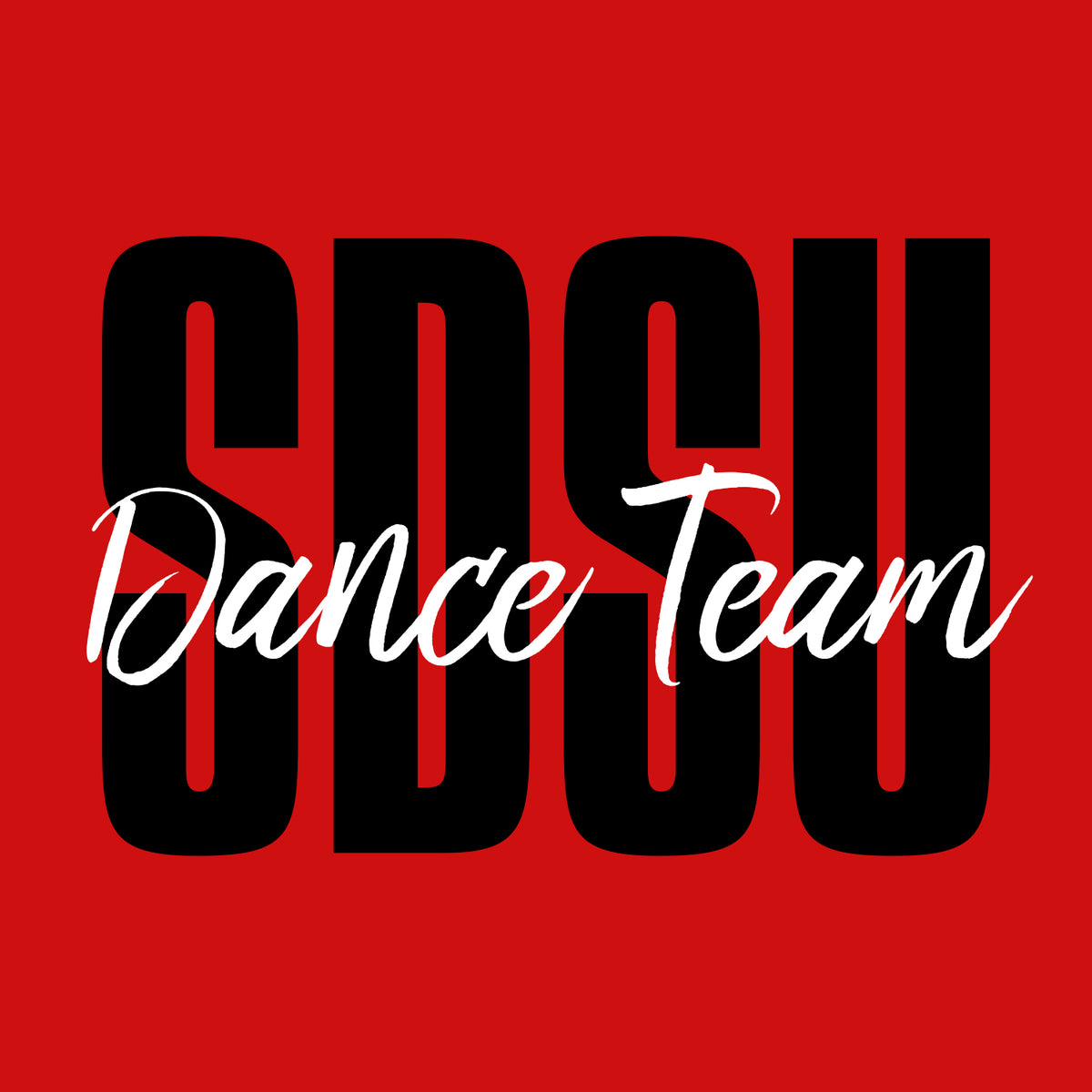 SDSU Dance Team Heathered Soft Jersey T-shirt - Des. A