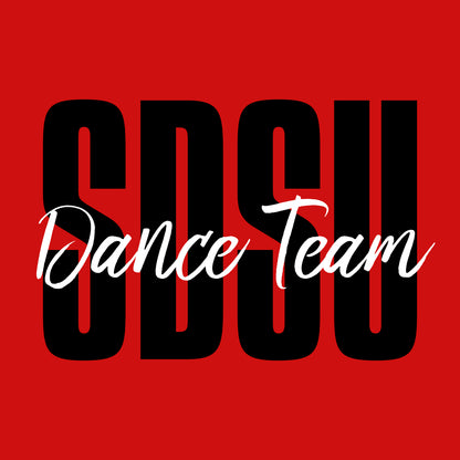 SDSU Dance Team Heathered Soft Jersey T-shirt - Des. A