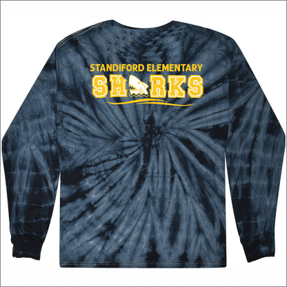 Standiford Elementary Tie-Dye Long Sleeve T-shirt - Des. A