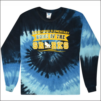 Standiford Elementary Tie-Dye Long Sleeve T-shirt - Des. B