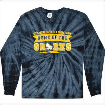 Standiford Elementary Tie-Dye Long Sleeve T-shirt - Des. B