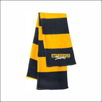 Standiford Elementary Rugby-Striped Knit Scarf