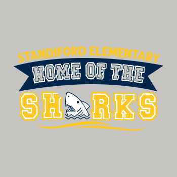 Standiford Elementary 3/4 Sleeve Baseball T-shirt