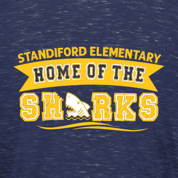 Standiford Elementary Ladies Monterey V-Notch T - Des. B