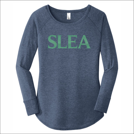 SLEA Ladies Tri-Blend Long Sleeve Tunic Tee - Des. A