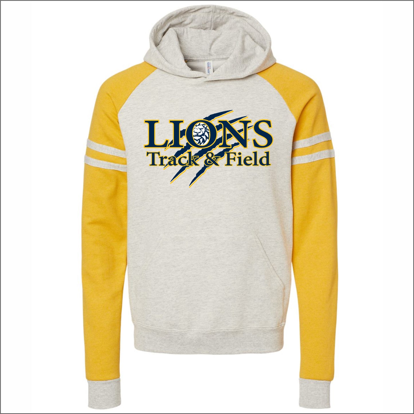 SLHS Track Varsity Colorblock Raglan Hooded Sweatshirt
