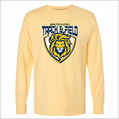 SLHS Track Hanes Garment-Dyed Long Sleeve T-shirt