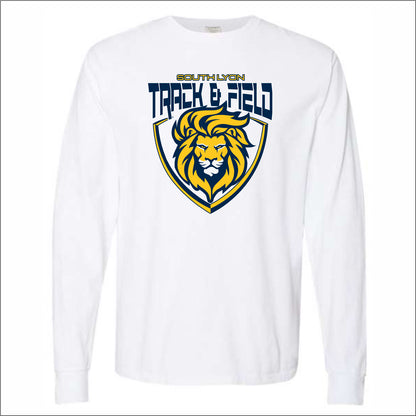 SLHS Track Hanes Garment-Dyed Long Sleeve T-shirt