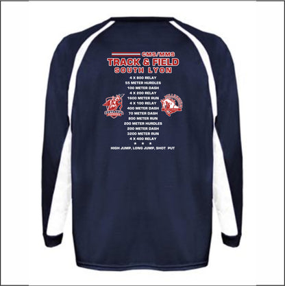 Millennium MS Track Long Sleeve Hook Dri-Fit Tee
