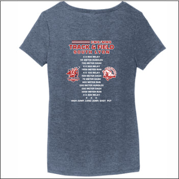 Millennium MS Track Ladies Perfect Tri V-Neck T