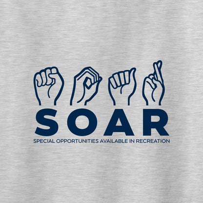 SOAR Full-Zip Hooded Sweatshirt - Design E
