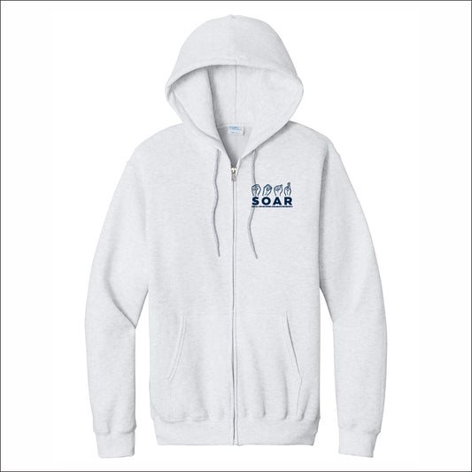 SOAR Full-Zip Hooded Sweatshirt - Design E
