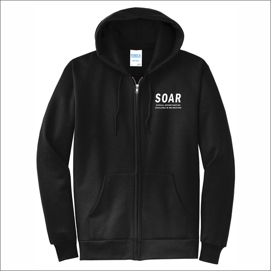 SOAR Full-Zip Hooded Sweatshirt - Design F