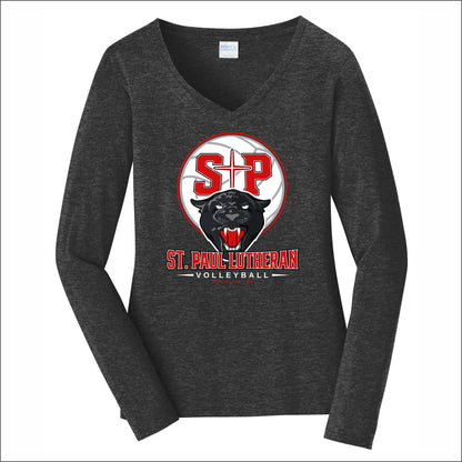 SPL Grafton Volleyball Ladies Long Sleeve Fan Favorite V-Neck Tee