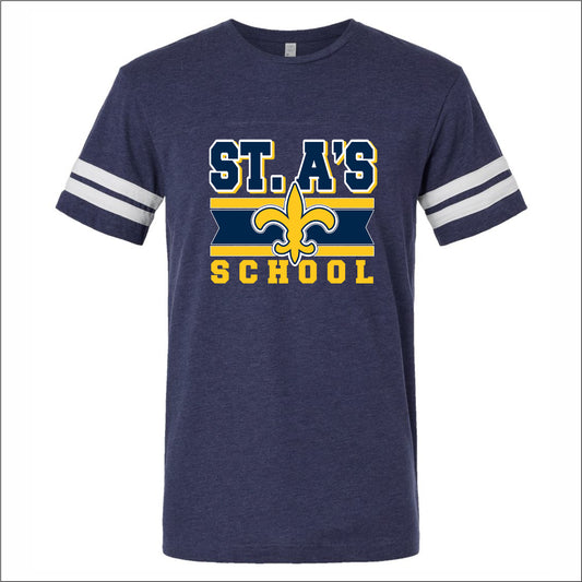 St. Athanasius School Vintage Football T-shirt