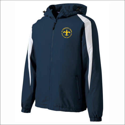 St. Athanasius School Fleece Lined Colorblock Jacket