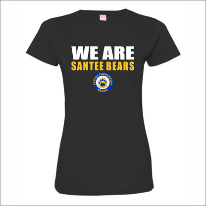 Santee School Ladies Fine Jersey T-shirt - Des. B