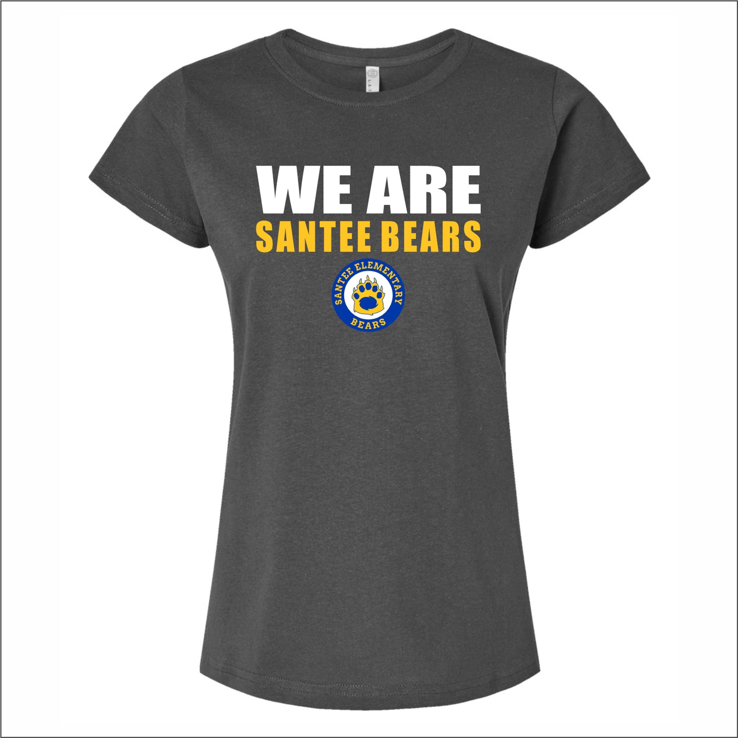 Santee School Ladies Fine Jersey T-shirt - Des. B