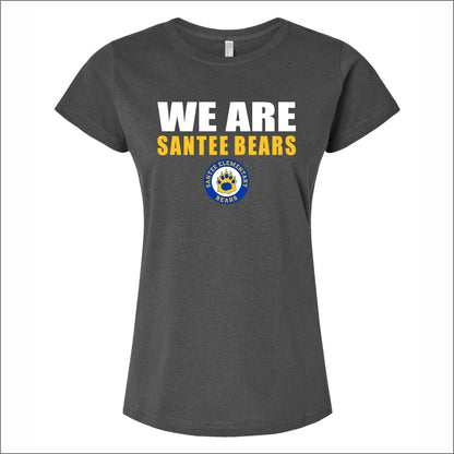 Santee School Ladies Fine Jersey T-shirt - Des. B