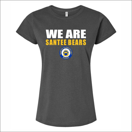Santee School Ladies Fine Jersey T-shirt - Des. B