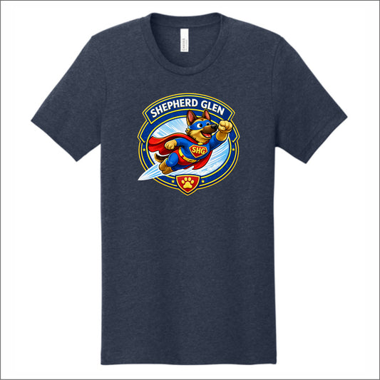 Shepherd Glen Elementary Heathered Soft Jersey T-shirt - Des. A