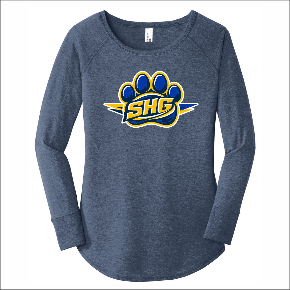 Shepherd Glen Elementary Ladies Tri-Blend Long Sleeve Tunic Tee