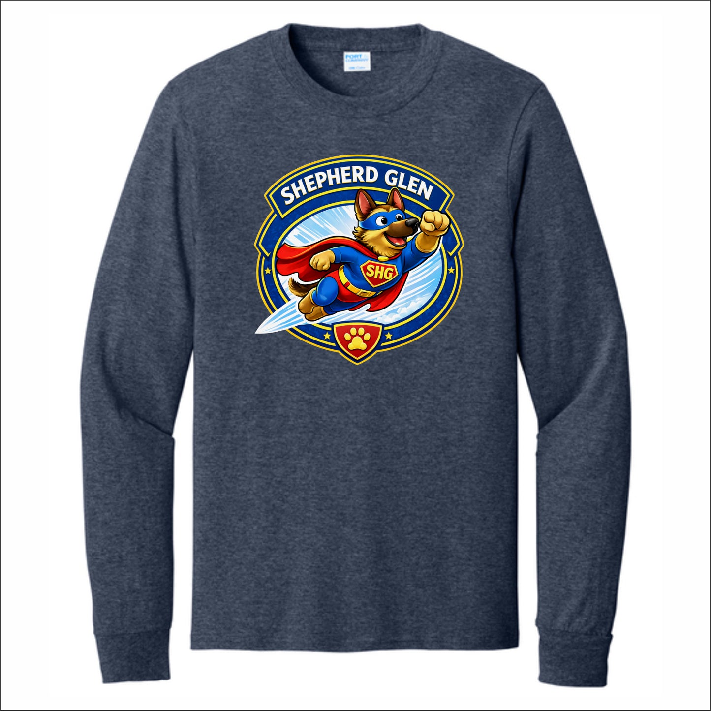 Shepherd Glen Elementary Long Sleeve T-shirt - Des. A