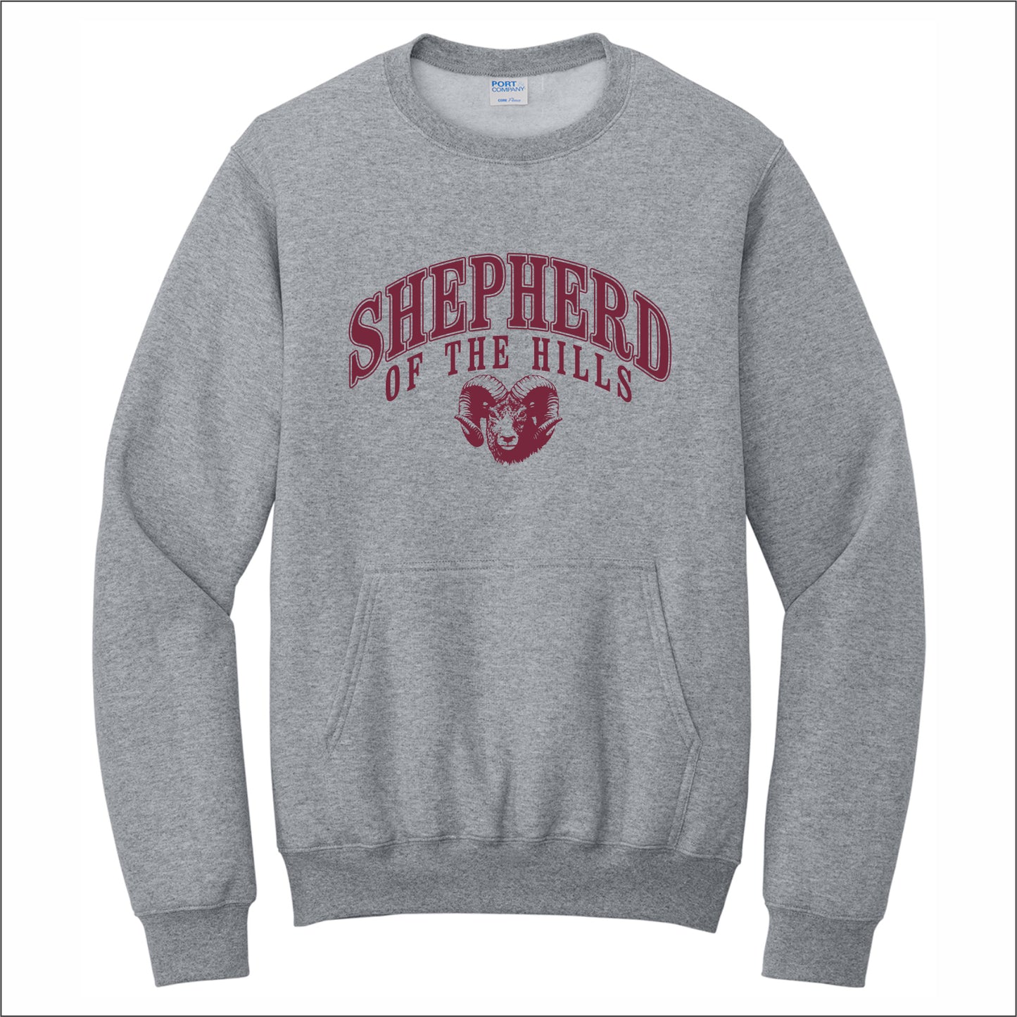 Shepherd of the Hills Crewneck Pouch Pocket Sweatshirt