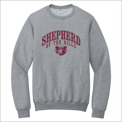 Shepherd of the Hills Crewneck Pouch Pocket Sweatshirt